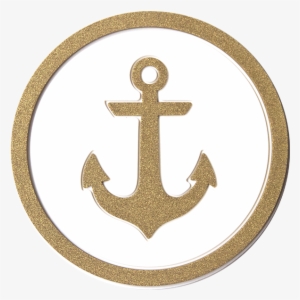 Anchors Aweigh Coaster - Anchor Cutout