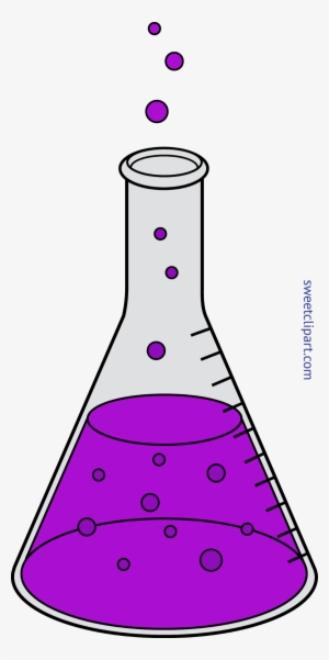 Purple Clip Art Sweet - Beaker Clip Art