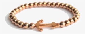 Basic - Rose Gold Anchor On Blk/wht