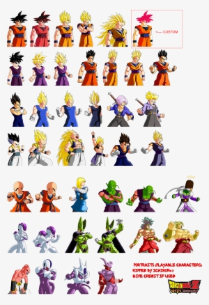 Dragon Ball Z Characters Sprites Pictures To Pin On - Dragon Ball Z Budokai Sprites