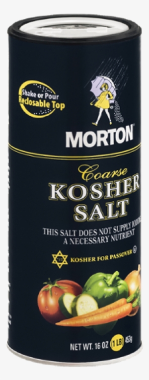 Morton Coarse Kosher Salt, 16 Oz, (pack
