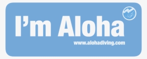 Aloha Diving - Electric Blue