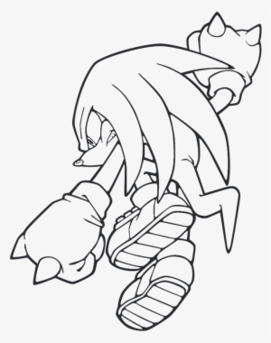 28 Collection Of Knuckles The Echidna Coloring Pages - Knuckles The Echidna Drawings