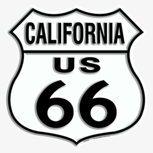Route 66 California - Route 66 Illinois Sign