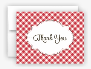 Picnic Thank You Cards Note Card Stationery • Flat, - Picnic Thank You Cards