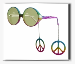Glasses Peace Danglers - Peace Danglers Glasses