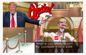 Spark Brushel Cnn Fake News Apollo Justice Ace Attorney - Brushel Ace Attorney Memes