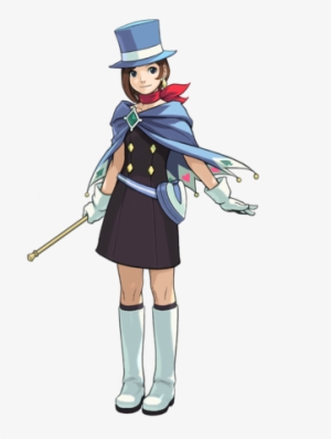 Making Her First Appearance During Apollo's First Big - Trucy Wright Png