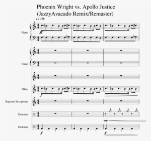 Phoenix Wright Vs - Sheet Music