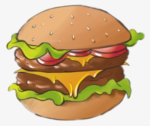 Fast Food Clipart - Hamburger