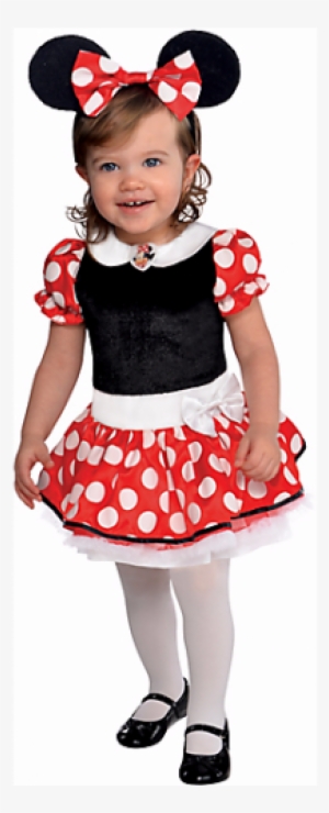Little Red Minnie Mouse Costume - Cartoon Characters Fancy Dress
