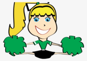 Blue Cheerleader Cliparts - Clip Art