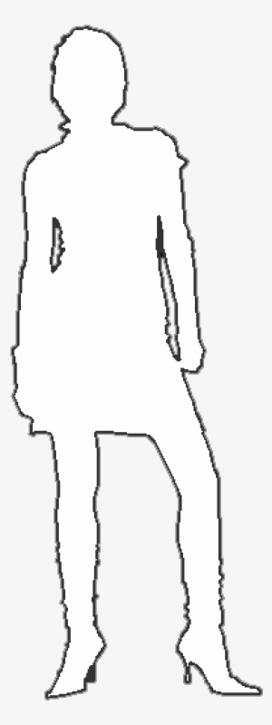 Woman Standing 3d View - Standing Woman