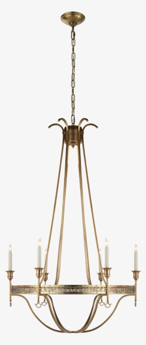 Savannah Large Chandelier - Visual Comfort John Rosselli Savannah Large Chandelier