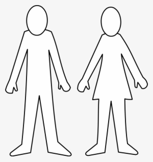Homme Et Femme / Man And Woman Clipart Png - Animasi Jenis Kelamin Png