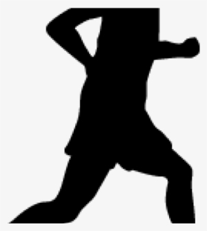 Silhouette Of Man Running - Man