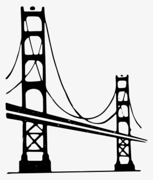 Golden Gate Bridge Rubber Stamp - San Francisco