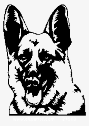 German Shepard Line Art - German Shepherd Svg File