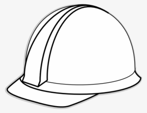 Construction - Hard - Hard Hat Clip Art Black And White