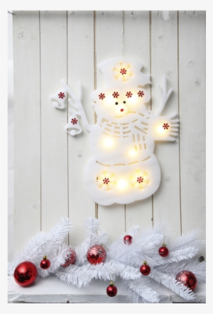 Silhouette Foamy - Batterridriven Snögubbe I Skumplast, Led - Star Trading