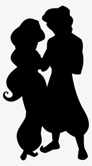 My Silhouette's Future - Aladdin And Jasmine Svg