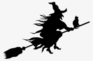 Witch, Evil, Scary, Spooky, Halloween - Witch Silhouette Png