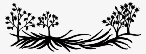 Free Download - Flower Silhouette Transparent Background