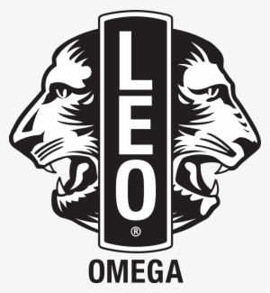 Leo Omega Logo B&w - Lions Club International