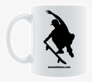 Skater Silhouette - Blue