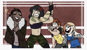 Did A Draw The Squad With Some Old Left 4 Dead Ocs - Left 4 Dead