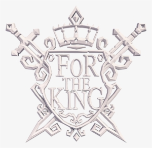 For The King Game Logo - King Iron Oak Games Transparent Logo