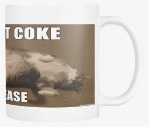 Diet Coke Cat Meme On 11 Ounce Coffee Mug - Mug