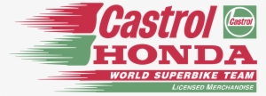 Castrol Honda Logo Png Transparent - Castrol Honda Superbike Racing