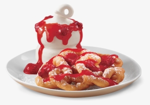 Product Details Dqbakes Funnel Strawberry 2 - Funnel Cake A La Mode