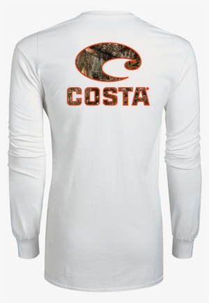 Costa Del Mar Realtree Edge Logo In White, Size S, - Costa Del Mar