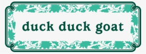 Logo - Duck Duck Goat Logo
