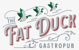 The Fat Duck Logo, Flying Ducks - Duck