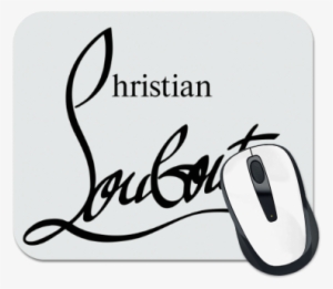 Коврик Для Мыши Christian Louboutin Logo - Christian Louboutin Shoes Logo