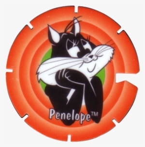 Tazos > Series 1 > 101 140 Looney Tunes Techno 120 - Penelope Looney Tunes