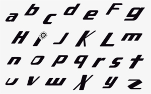 I Made A Complete Alphabet Of The Thh Logo Font - Danganronpa Title Font