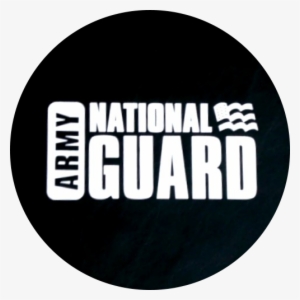Army National Guard Black & White Tire Cover - National Guard Logo Transparent
