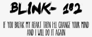 Transparentshitcakes - Blink 182