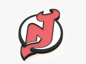 New Jersey Devils Logo 3d Print - New Jersey Devils