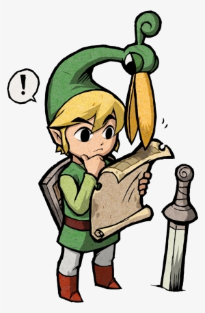 Link Artwork 8 - Legend Of Zelda The Minish Cap Creditos