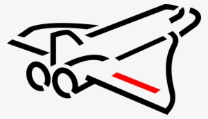 Vector Illustration Of United States Nasa Space Shuttle - Spacecraft