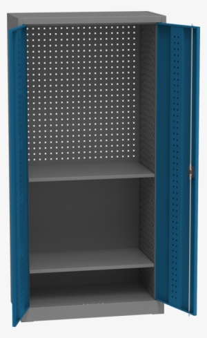 Universal Workshop Cabinet W/ Dvb Perforation, 2 Shelves - Timur Novikov