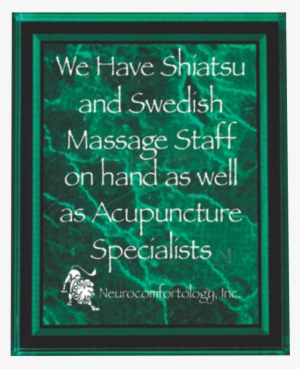 Green Acrylic Border Plaque - Commemorative Plaque