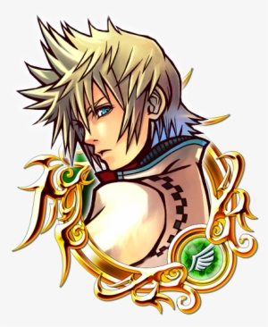 Roxas Art [ex] - Kingdom Hearts Unchained Stained Glass #1 Ex+