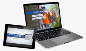 White Card Laptop Image - Apple Macbook Pro