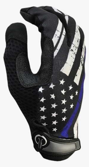 Blue Line Full Finger Flag - Exercise